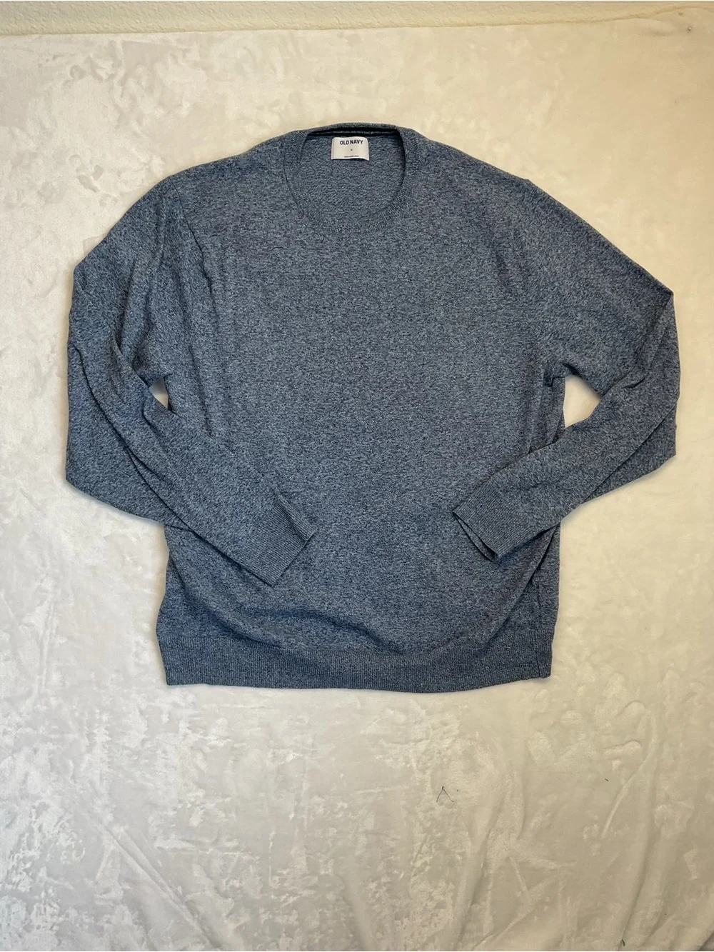 Old Navy Men's Crewneck Sweater - Heather Navy